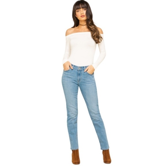 Levi's 505 Straight Leg Jeans Ladies Size 8 Mid Rise Vintage Wash Cotton Spandex - Picture 12 of 13